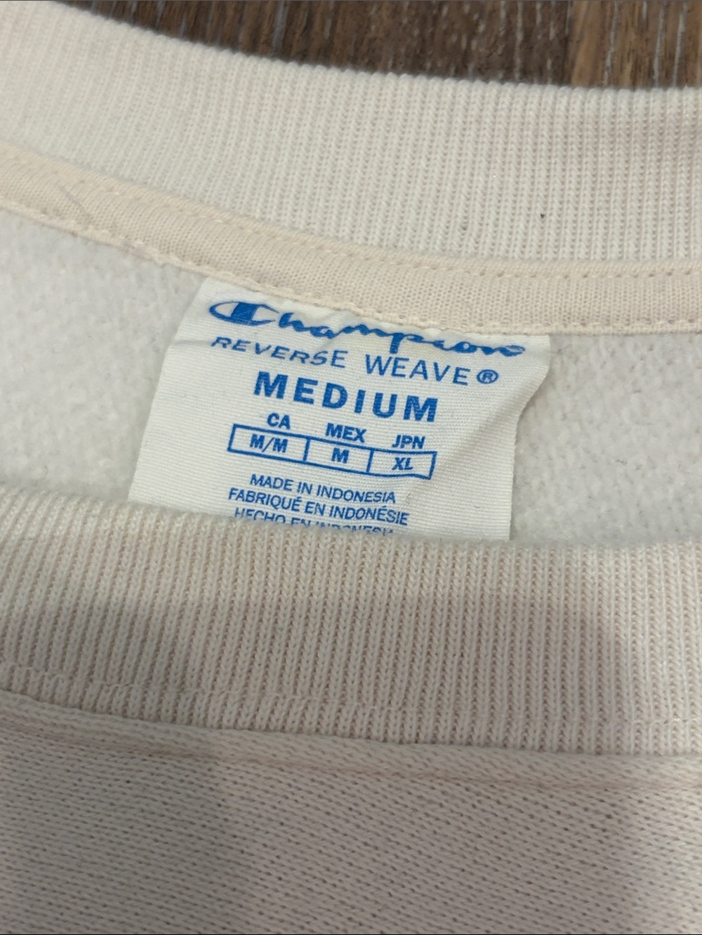 Champion Reverse Weave Diagonal Colorblock Sweatshirt - Picture 3 of 7